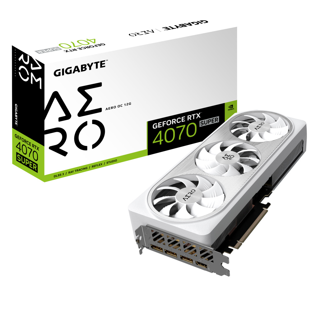 GPU RTX 4070 SUPER 12GB OC GIGABYTE AERO WHITE